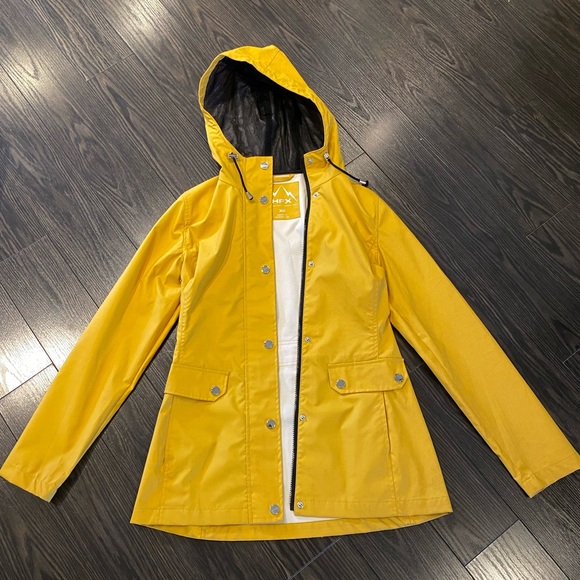 HFX Jackets & Blazers - Yellow HFX Raincoat  size xs